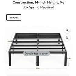 Queen Size Metal Bed Frame