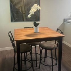 High Top Table And Chairs