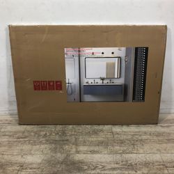 ORGANNICE 60" x 40" Wall Mount Mirror in Black