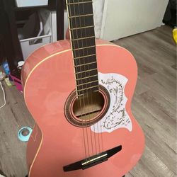 Pink Johnson Guitar 