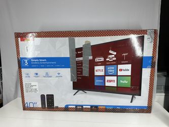 #394 TCL 40S325 40" 1080p LED Smart HDTV - Black