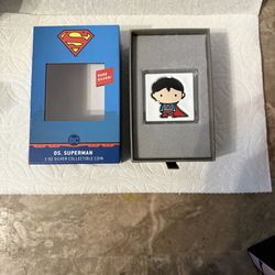 2020 Niue New Zealand Superman DC Comics Chibi Coin - 1 oz 0.999 Fine Silver