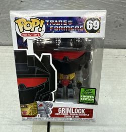 Funko Pop Transformers Grimlock Spring Convention Exclusive W/protector #69