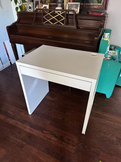 IKEA white desk