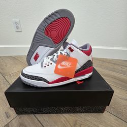 Jordan 3 Fire Red