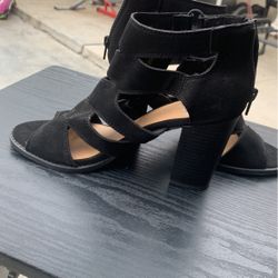 Black Heels Size 7.5