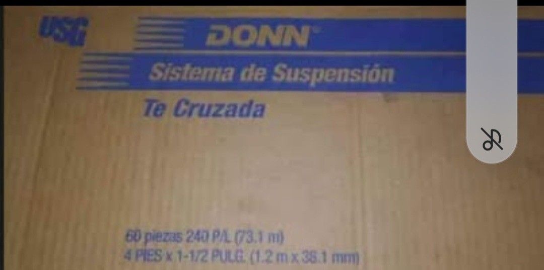 DONN Cross Tee DX 422 4' ft x 1-1/2"