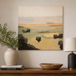 Modern Abstract Landscape Canvas Wall Art