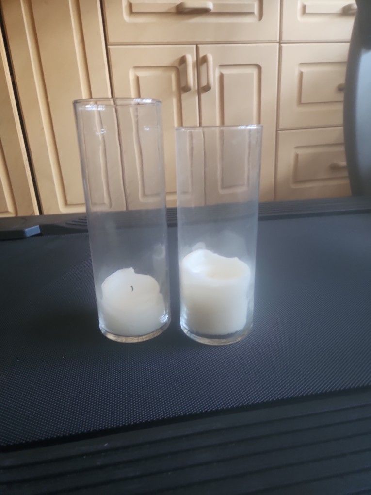 Tall Cylinder Vases, Approximately 35-40 Vases