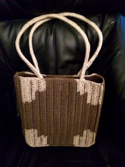 Jute/Straw Tote Bag/Purse