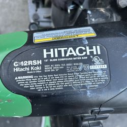 Hitachi Compound Mitre Saw