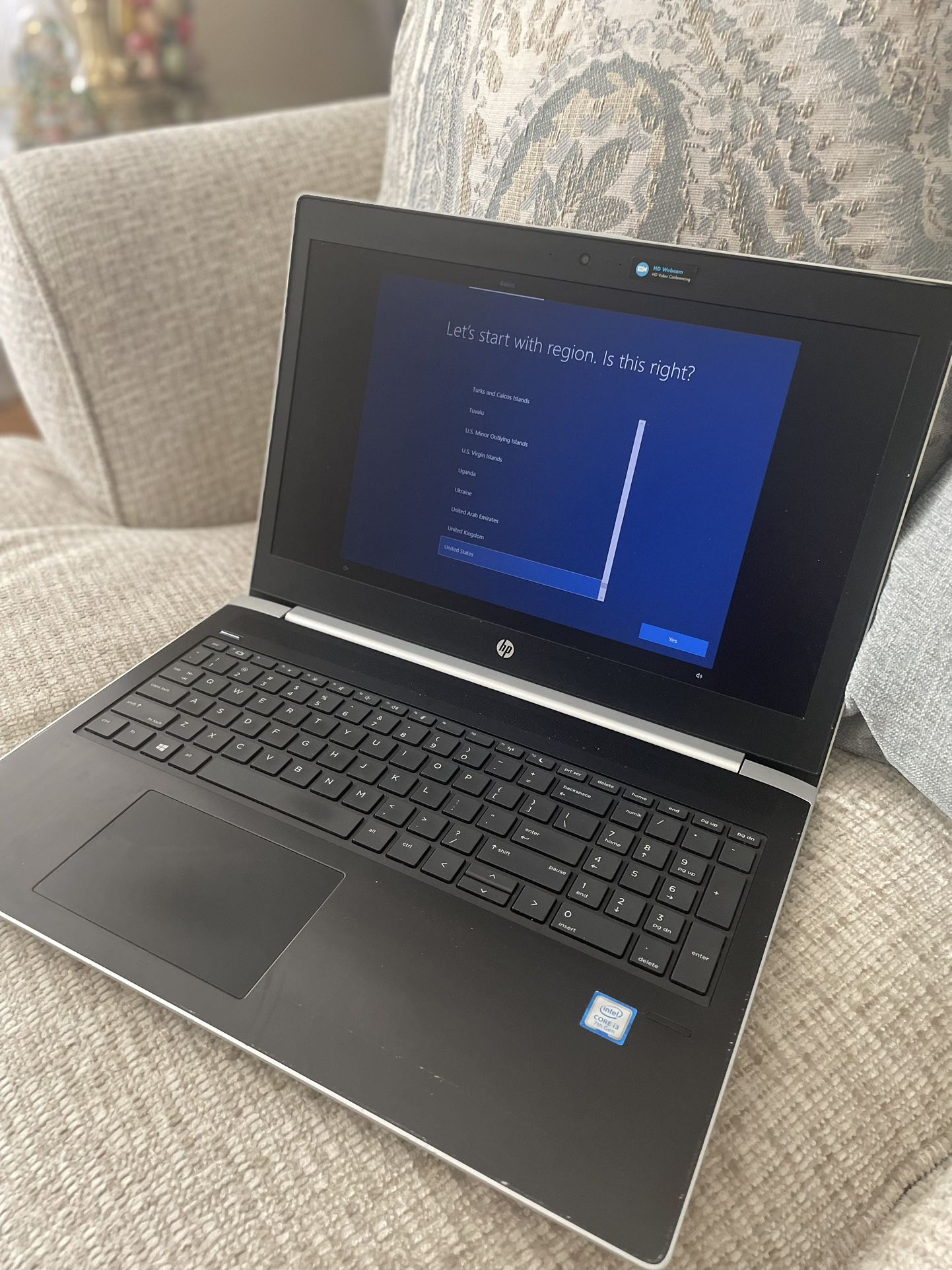 HP Probook Laptop Computer w/ Charger
