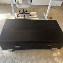 Black Lift Top Coffee Table 