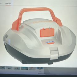 NEW ROBOTIC POOL CLEANER. Last Up to 100Min, Cordless Pool Vacuum for Above Ground Pool. Has Fast Charging, Powerful Suction, Ideal for 850Sq.ft. 