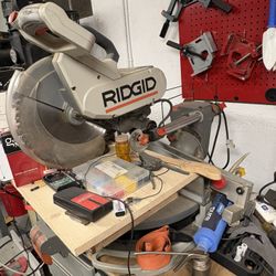 Ridgid 12”  Miter Slide Compound Saw  
