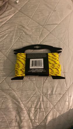 Yellow Braided Rope on Plastic Spool