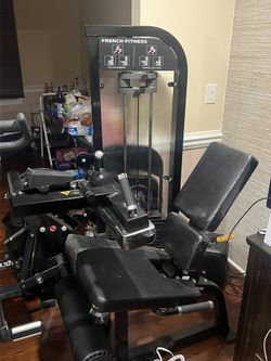 French Fitness Tahoe Seated Leg Curl/Leg Extension