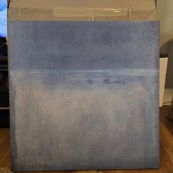 24x24 Stupell Industries Blue Abstract Landscape Canvas Wall Art, Design by Tim OToole