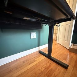 Custom Stained & Epoxied 1 3/4" Sit Stand Desk