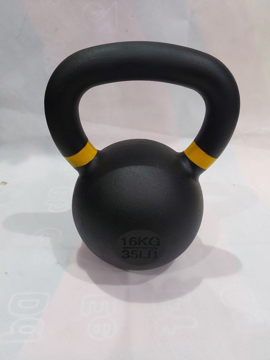 Cast Iron Powder Coated Kettlebells 16kg(35lbs)
