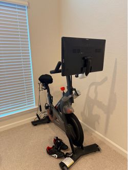 Peleton Bike with Shoes
