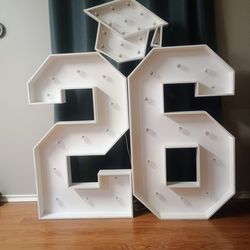 Wood Marquee numbers