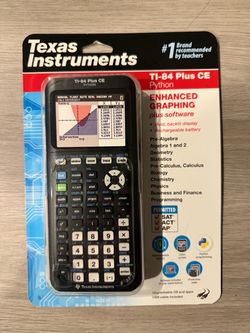 Texas Instruments TI-84 Plus CE Python Graphing Calculator
