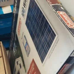Coleman 100W Solar Panel With 8.5 AMP Charge Controller $100