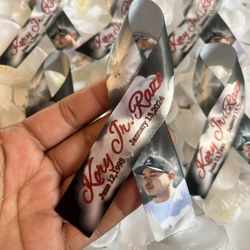 Memorial Ribbons / Custom Ribbons/ Rip Ribbons / Funeral