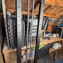 Smith machine guide rails