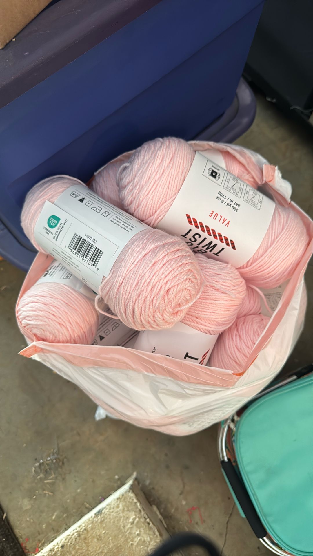 35x Skeins of Big Twist Pink Yarn