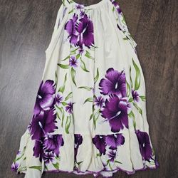 Girls Hawaiian Luau Dress Sz4