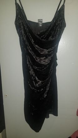 Black Suede Dress