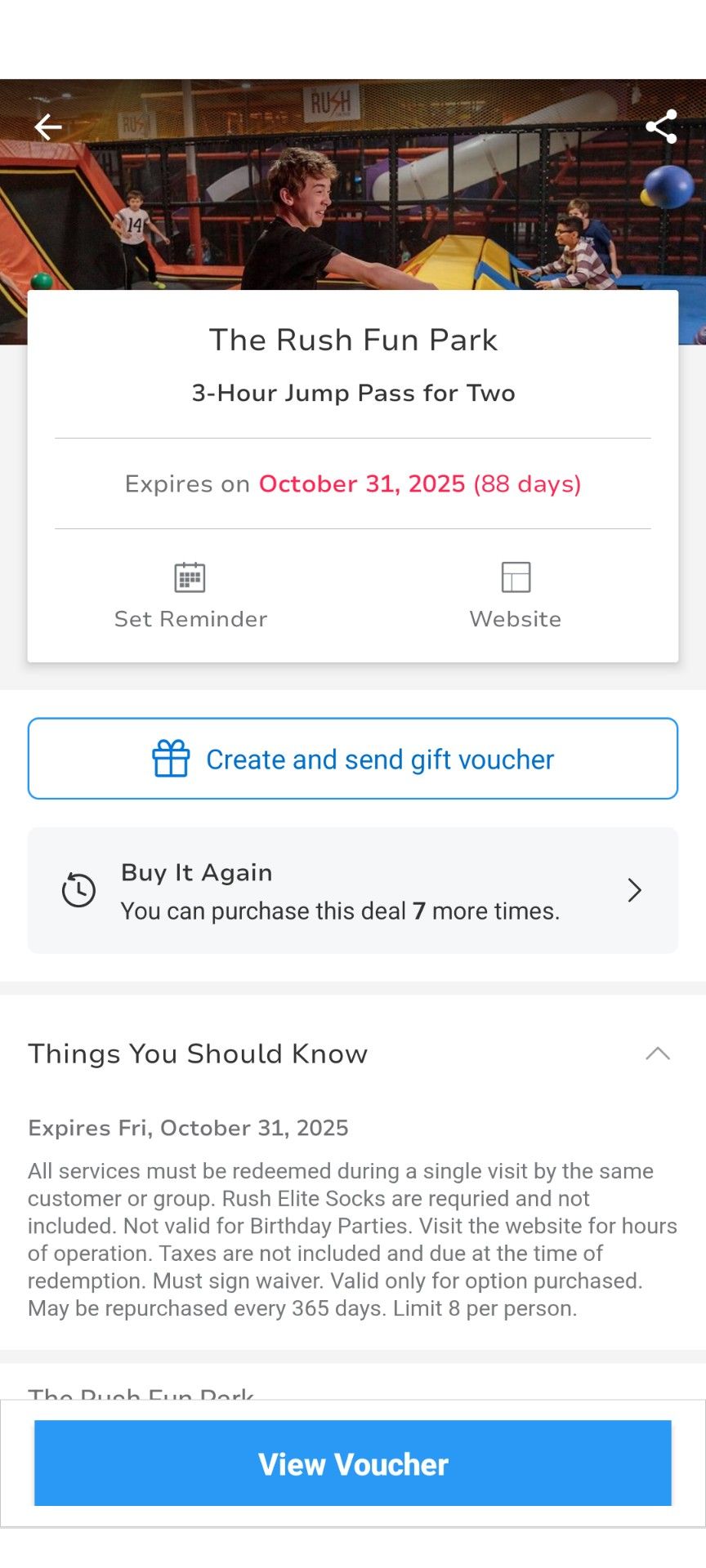 Fun Park Tickets