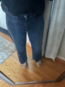 Wide leg jeans