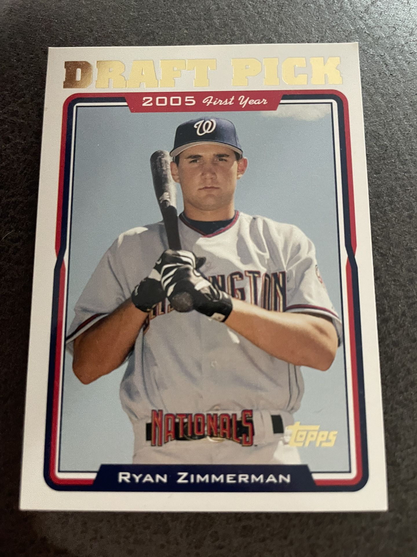 Ryan Zimmerman 2005 Topps #UH323 Rookie Card
