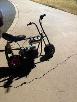 Bubble back mini bike
