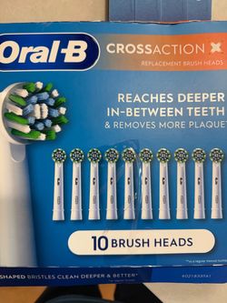 Oral-B CrossAction Replacement Brush Heads 9-Pack (open Box)