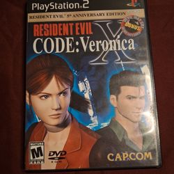 Playstation 2 - Resident Evil CODE : Veronica And Devil May Cry Bonus Demo Game Included