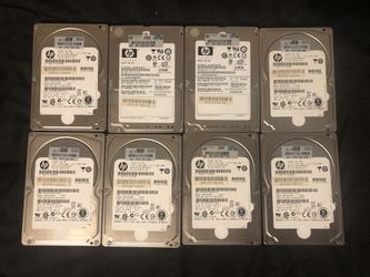 8 300GB HDDs