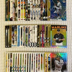 Miami Marlins / Florida Marlins 58 Card Baseball Lot!