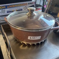 Olla de 15 Qts De Marbol Nuevo/new Pot 15 Qts Marble Non Stick