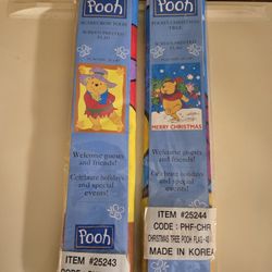 Pooh Screen Printed Garden Flags