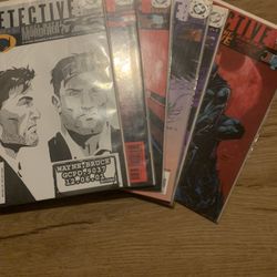 Batman, Detective Comics And Nightwing Comics
