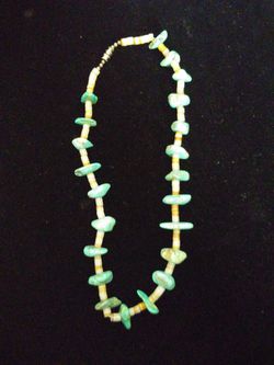 Vintage Turquoise 16" necklace