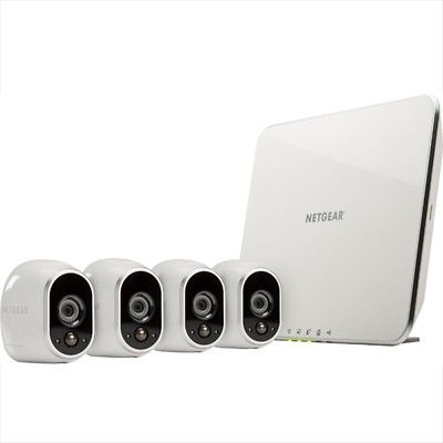 Arlo w/ 4 cameras and mount kit