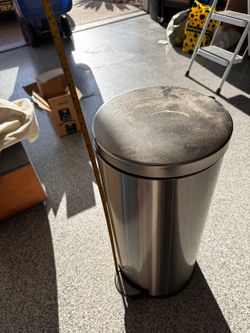 Stainless Steel Slim Step Trash Can