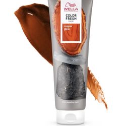 COMBO Wella Color Fresh Mask Cooper Glow with complete 16 Pieces Hair Dye Coloring Kit 