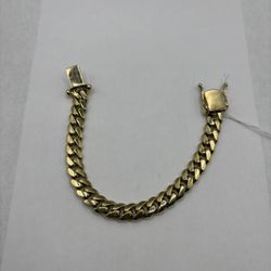 10K Cuban Bracelet 