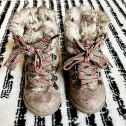 Calistoga girls faux fur boots